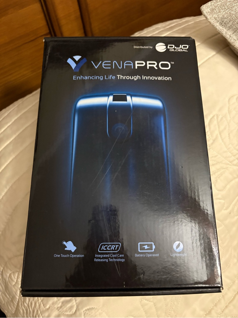 VenaPro Compression Therapy Device — Black/Gray